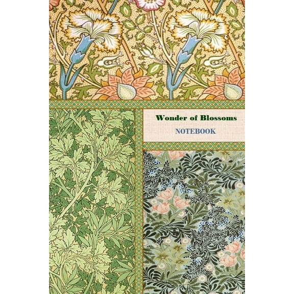 Wonder of Blossoms NOTEBOOK [ruled Notebook/Journal/Diary to write in, 60 sheets, Medium Size (A5) 6x9 inches], (Paperback)