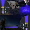 thumbnail image 4 of UV Flashlight Black Light USB Rechargeable 365nm Blacklight Mini, Woods lamp Portable Handheld Powerful LED Ultraviolet Lights Flashlights, Focus Adjustable for Resin Curing, Pet Urine Detection, 4 of 4