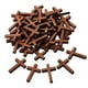 thumbnail image 3 of 100 piezas de dijes de cruz de madera, colgantes de cruz de madera, dijes de cruz, colgantes para bricolaje Marrón, 3 of 9