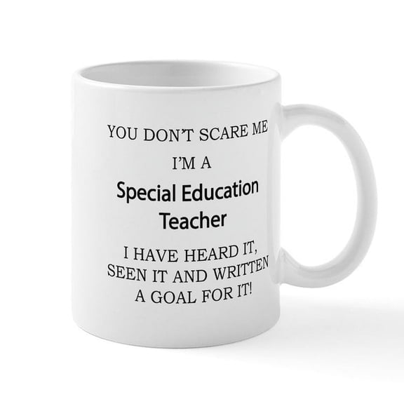CafePress - Special Education Teacher Mugs - 11 oz Ceramic Mug - Novelty Coffee Tea Cup