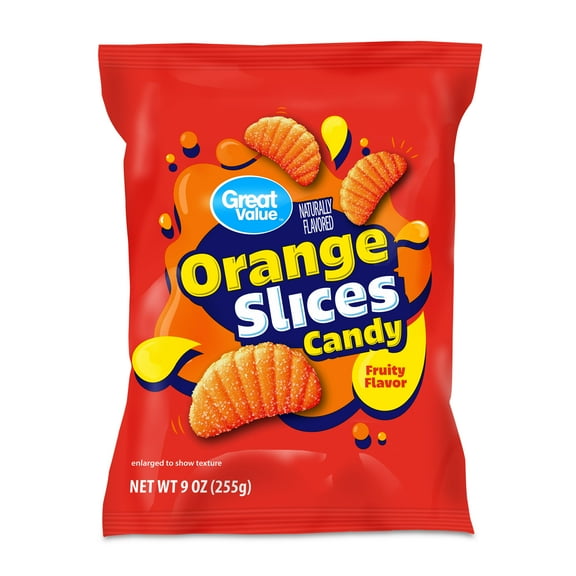 Great Value Orange Slices Chewy Candy, 9 oz