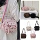 thumbnail image 3 of TQEHS Bolsos cruzados Lindo bolso bandolera de pana con fresas para mujer Hot E1 K3F3, 3 of 5