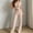 Coffee, variant on Muscularfit Womens Pjs Sexy Pajamas Sleepwear Sets Bamboo Pajamas Pjs Crew Neck Short Sleeve Straight-Leg Brown Full Soft Pajama Set for Women,M