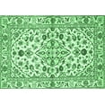 thumbnail image 1 of Ahgly Company Indoor Rectangle Persian Emerald Green Traditional Area Rugs, 6' x 9', 1 of 4