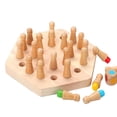 thumbnail image 1 of Jeu d'Échecs en Bois Mémoire, 1 of 5