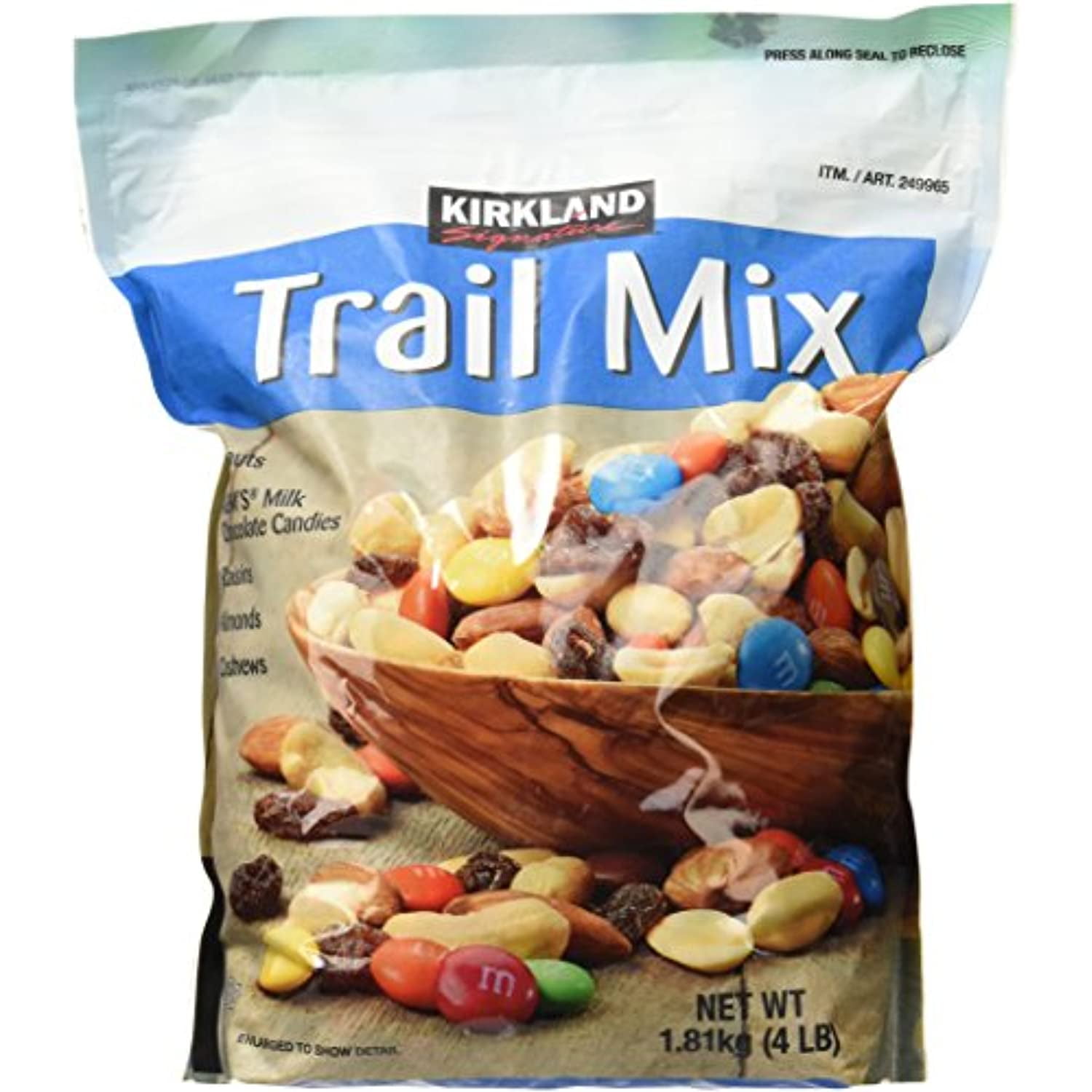 Signature Trail Mix, Peanuts, M And M Candies, Raisins, Almonds And Cashews, 4 Pound (249965)