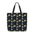 thumbnail image 1 of Disketp Octopus 1 Bolsa Tote de Lona para Mujer, Bolso de Hombro y Cruzado con Cierre de Cremallera, 1 of 7