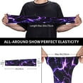 thumbnail image 3 of Bingfone Farmers Gardening Sleeves Sun Protection Arm Cooling Sleeves for Women Men with Thumb Hole - Galaxy Lightning, 3 of 7
