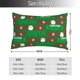 thumbnail image 2 of Fotbe Cute Santa Funda de Almohada Decorativa Estilo Occidental, Lujo en Algodón, Fundas para Almohadas King, Cojín Estampado para Decoración del Hogar-16"x24", 2 of 6