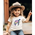 thumbnail image 3 of Trendy Turtle Shirt for Women, Teens & Kids Summer Sea Turtle T-Shirt Natural Shirt Youth Small, 3 of 5