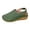 A-Green372, variant on Bibifish Womens Block Heel Mule Sandals Chic Wide Strap Platform Wooden Heel Slip On Ladies Sandals Summer Resort Everyday Wear Sandals