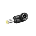thumbnail image 3 of Uxcell 0.22x0.08 inch Right Angle Jack Converter DC Power Adapter Kit, 3 of 5