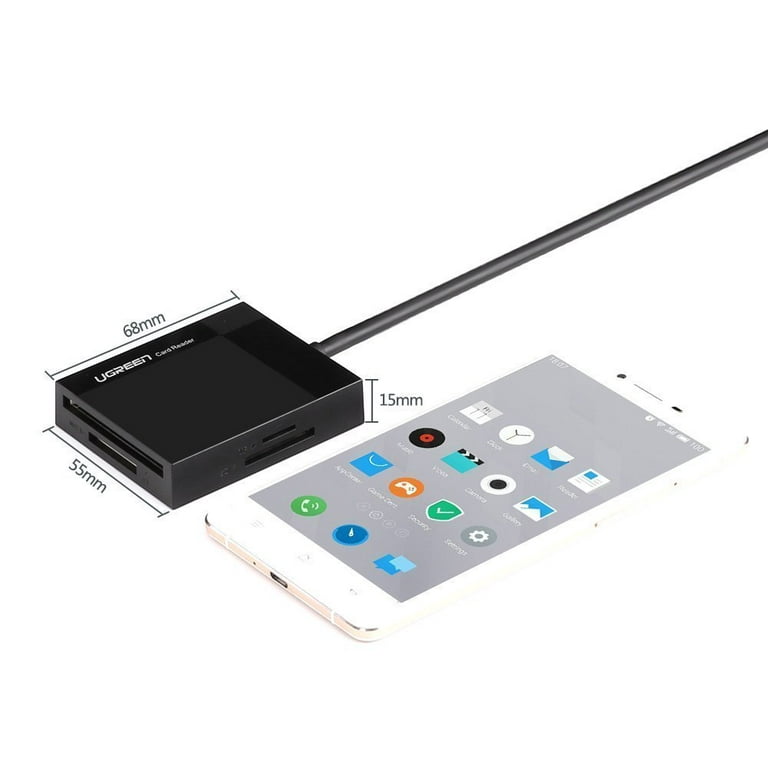 UGREEN SD Card Reader USB 3.0 Card Hub Adapter 5Gbps Read 4 Cards  Simultaneously CF, CFI, TF, SDXC, SDHC, SD, MMC, Micro SDXC, Micro SD,  Micro SDHC