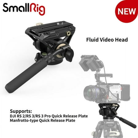 UPC: 6941590010489 | SmallRig Manfrotto Head Heavy Duty Fluid Head Tripod DH-01 Max Load 17.6lb/8k