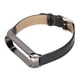 thumbnail image 4 of Correas de reloj de cuero de liberación rápida con patrón de bambú, correa de reloj inteligente de muñeca de repuesto para Xiaomi Mi Band 6 5 NFC Black, 4 of 12