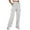 Grey, variant on Yuyuzo Cargo Pants Women High Waisted Elastic Wide Straight Leg Loose Casual Hiking Workout Trackpants with Multi Pockets
