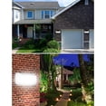 thumbnail image 3 of Inteprter Luz solar de pared de PVC, recargable, a prueba de polvo, con detección de movimiento, 500lm, 3 engranajes, ajustable, lámpara de camino de Iluminación y accesorios Inteprter HA073739-01, 3 of 6