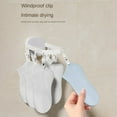 thumbnail image 3 of Door Towel Rack Wall Mounted Drying Rack Laundry Drying Rack Space Saving Drying Rack With 6 Clips 90 Folding Clothes Rack, 3 of 3
