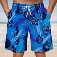 thumbnail image 2 of XINPING Men Swim Shorts Long Loose Fit Palm Tree Print Quick-Dry Beach Swimming Shorts with Pockets Anti-Chafe Beach Shorts Bathing Suits, 2 of 6