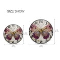 thumbnail image 6 of WOBOGO Dreamy Butterfly Acrylic Wall Clock Battery Operated 11.9in Silent No Tick Bedroom Living Room Office Classroom Decoration, 6 of 10