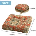 thumbnail image 7 of Boho Style Meditation Cushion with Paisley Print, Square Floor Pillow for Sitting, Yoga, and Home Decor 22 x 22, 7 of 7