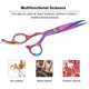 thumbnail image 3 of Tijeras profesionales para corte de pelo, diseño ergonómico y livianas, fabricadas en acero inoxidable, ideales para cabello seco o mojado, longitud de 17 cm., 3 of 6