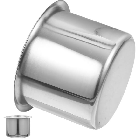 MERRYHAPY Stainless Steel Car Cup Holder Insert Universal Drink Holder for Car, RV, Table, and Console Use