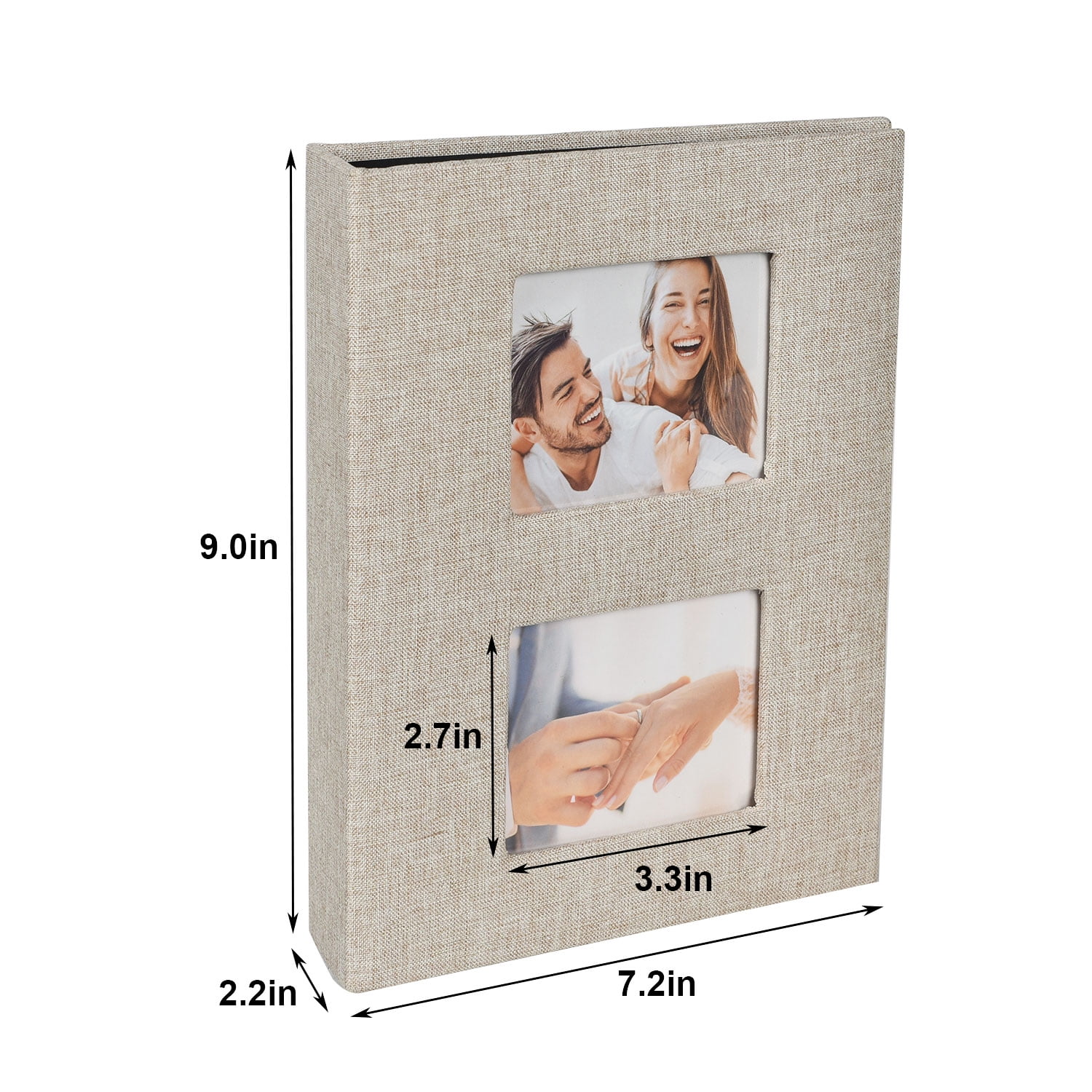 Mublalbum Small Photo Album 4x6 100 Photos Linen Cover Picture photo Book  with 100 Horizontal Pockets for Wedding Family Anniversary Baby(Beige) -  Yahoo Shopping