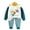 C, variant on Toddler Baby Boys Girls Thermal Underwear Set 6M-7T Kids Ultra Soft Thick Base Layer Newborn Cartoon Long Johns Sets