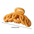 thumbnail image 4 of Large Hair Clip for Women - Durable Plastic Hair Claw with Strong Grip, Sweet & Attractive Design for Parties, Proms, Festivals, Cosplay - 10.5cm Hair Accessory for All Hair Types, 4 of 5