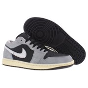 Men's Jordan 1 Low SE LT Smoke Grey/Black-Sail (HQ2010 012) - 10.5
