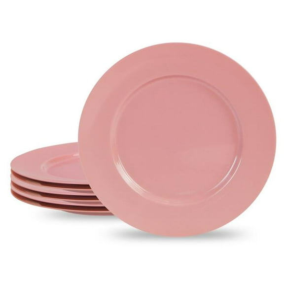Reston Lloyd 72601 6pc Melamine Salad Plate  Pink