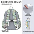 thumbnail image 5 of Dachshund Dog and Pizza Backpack for School,Cute School Bag,Schoolbag with Adjustable Shoulder Straps & Padded Back,13.4"x11"x4.7", 5 of 6