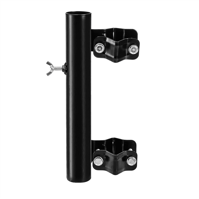 RV Ladder Mounted Flagpole Holder, RV , Flag Pole for Travel Trailer, Compatible with RV Ladder Rails,1 * Flagpole Holder,Black