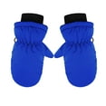 thumbnail image 2 of 1 Pairs Toddler Kids Baby Boys Girls Ski Gloves Waterproof Warm Snow Mittens, 2 of 2