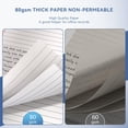 thumbnail image 4 of Paquete de 24 blocs de notas legales de papel reciclado de 5 x 8 g, 80 g/m², 4 of 7