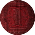 thumbnail image 1 of Ahgly Company Indoor Round Persian Red Traditional Area Rugs, 3' Round, 1 of 4