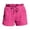 Hot Pink, variant on Women's Fashion Casual High Waist Pants Straight Leg Sports Casual Loose Shorts Mint Green L