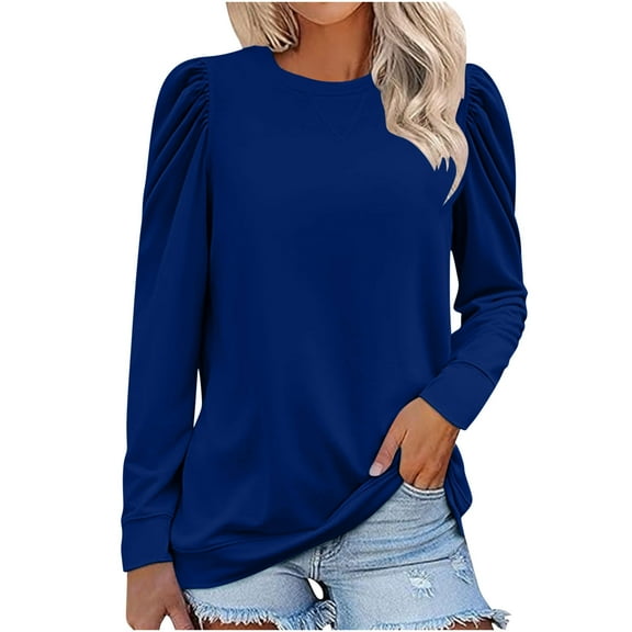 New & Trending Fashion Pohista Women's Tops Fall Work Long Sleeve T Shirt Women Oversized My Items out for Delivery Cheap Fall Tops