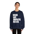 thumbnail image 3 of Chiropractor Dad Fathers Day Birthday Ideas Sweatshirt, Gifts, Crewneck, 3 of 4