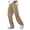 Khaki, variant on Men's Elastic Waist Work Pants - Polyester, Soft Fabric, Spring/Autumn Casual