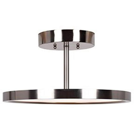 

Access lighting 20494LEDD-BS-ACR 7.75 x 15 in. Sphere LED Semi-Flush Brushed Steel & Acrylic Lens