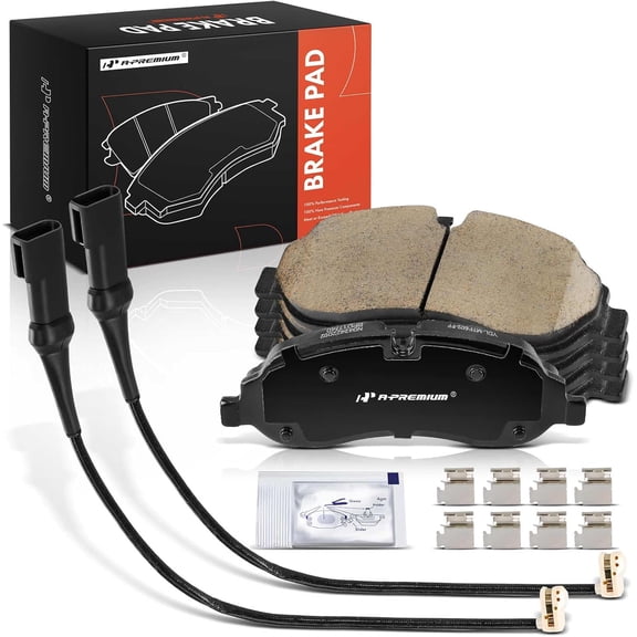 A-Premium Front Ceramic Brake Pads Set Compatible with Ford Models - Transit-150 Transit150 2015-2021, Transit-250 2015-2021, Transit-350 2015-2021, Transit-350 HD 2015-2023, 4-Pack