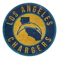 thumbnail image 1 of Los Angeles Chargers Sign Wood 12 Inch Round State Design, 1 of 1