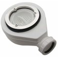 thumbnail image 1 of 90mm Horizontal Shower Drain Without Cover, Compatible with Shower Trays, 1 of 4