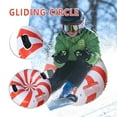 thumbnail image 2 of Vikakiooze Snow Tube For Winter Fun Inflatable 35 Inch Heavy Duty Snow Sleds For Kids And Adults, 2 of 8