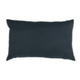 thumbnail image 3 of SAFAVIEH Madelyn 12" x 20" Striped Plush Pillow, Deep Blue/White, 3 of 5