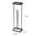 thumbnail image 5 of Yamazaki USA Tower Toilet Paper Stand with Tray by Yamazaki Home Black Black Finish, 5 of 5