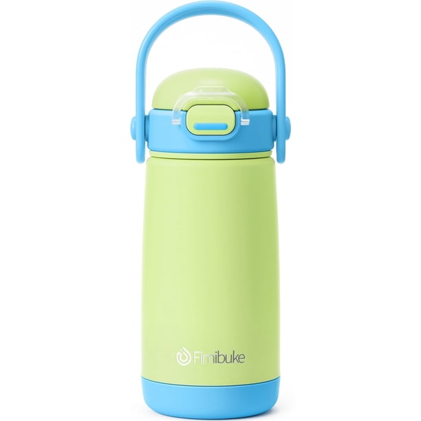 Botella de agua Fimibuke Kids con aislamiento de 420 ml con tapa y asa