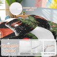 thumbnail image 2 of Merry Christmas Gnome Bedding Duvet Cover Set 4 Piece Full Snowflake Xmas Red Ball Evergreen Bough Black Bedding Set with Zipper Closure, 1 Comforter Cover 86x86 Inch 1 Flat Sheet 2 Pillow Cases, 2 of 7